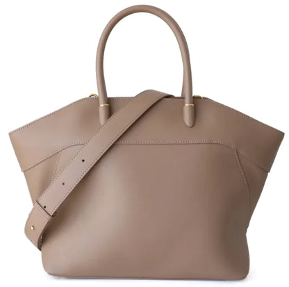 Winged Luxe Large Capacity Cowhide Tote Bag